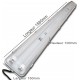 BLOC S NEON DOUBLE-50W(2x25W)-1500mm-BLANC DU JOUR