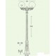 LAMPADAIRE 2L GIGI-BISSO/G250 2L-2200MMx670MM-CULOT E27