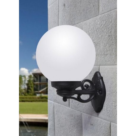 LAMPE MURALE GLOBE  BISSO/G250-Culot E27