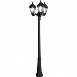 LAMPADAIRE RESINE 3L RICU BISSO/SALEM-2500MMX640MM-CULOT E27