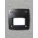 ENCASTRABLE LED MUR CARRE RESINE-LETI 100 SQUARE EL-GX53- 3W-FUMAGALLI