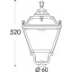 LAMPADAIRE RESINE NEBO/TOBIA 2960MM-FUMAGALLI