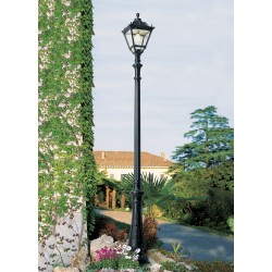 LAMPADAIRE RESINE NEBO/TOBIA 2960MM-NOIR-FUMAGALLI