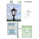 LAMPADAIRE CLASSIQUE RESINE HOREB 3500MM/SILOE -ADAM 2L-FUMAGALLI