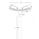 LAMPADAIRE AKILLE 3500MM-ROSA 2L- LED GX53(2X40W) - FUMAGALLI